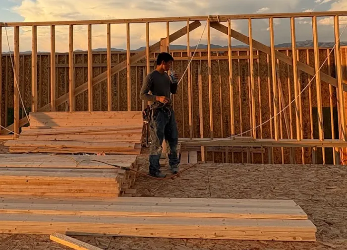 Wei You Construction crew on a job site in Helena, MT